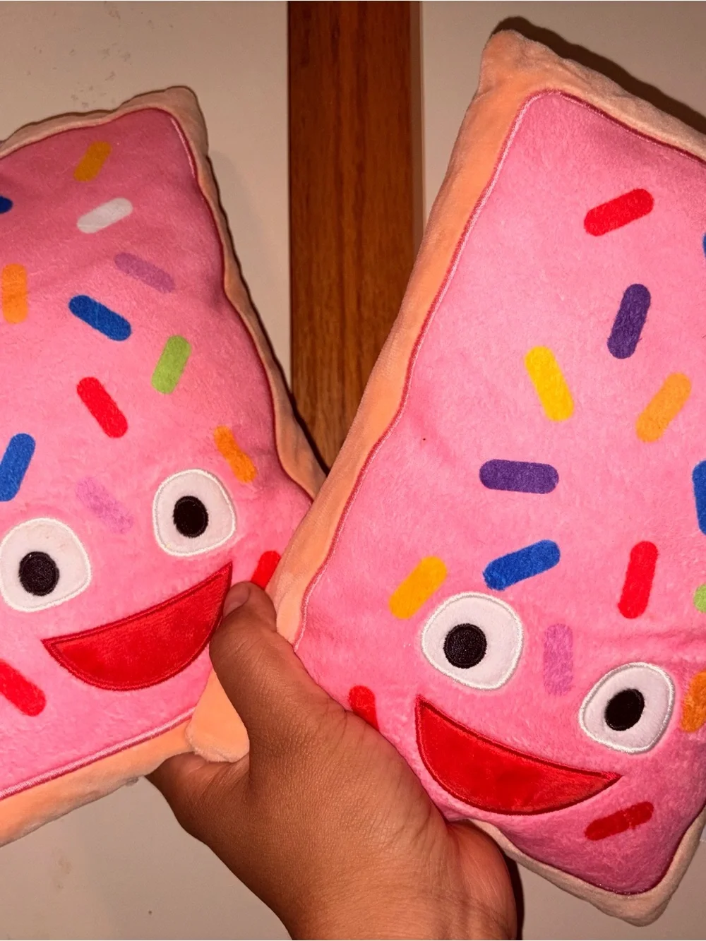 Pop-Tarts Frosted Strawberry Milkshake Plush Party Favor - Pink & Blue